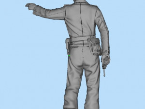 german soldiers and german officer 3D Принт Модель