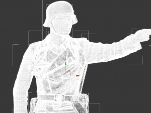 german soldiers and german officer 3D Принт Модель
