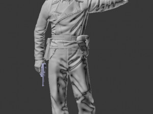 german soldiers and german officer 3D Принт Модель