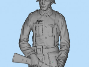 german soldiers and german officer 3D Принт Модель