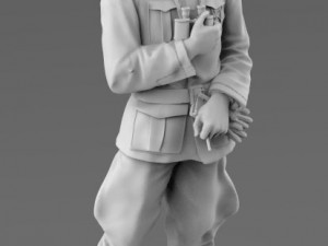 german soldiers and german officer 3D Принт Модель