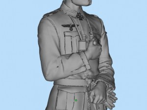 german soldiers and german officer 3D Принт Модель