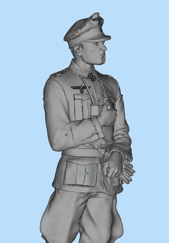 Characters. german soldiers and german officer 3D Print Models. 