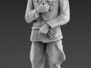 ドイツ人将校 3Dプリントモデル