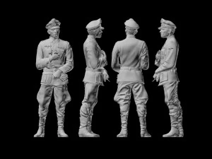 german officer 3D Print Model