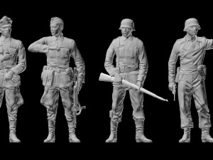 german officer 3D Print Model