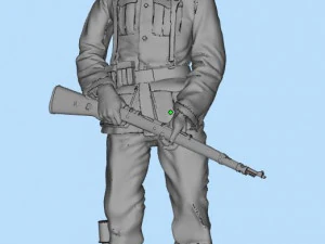 german soldier 3D Print Model