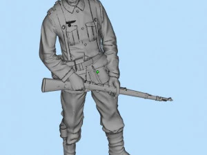 german soldier 3D Print Model