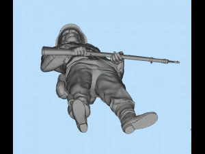 german soldier 3D Print Model