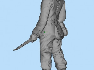 german soldier 3D-Druckmodell