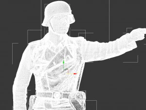 german soldier 3D Print Model