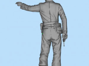 german soldier 3D Print Model