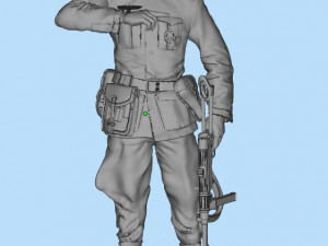 german soldier 3D Baskı Modeli