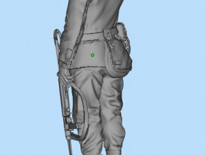 german soldier 3D Baskı Modeli