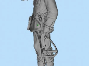 german soldier 3D Print Model