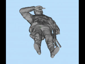 german soldier 3D Print Model