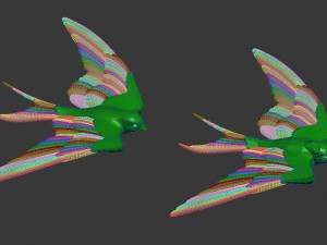 sparrow 3D 打印模型