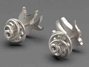 sparrow earrings 3D 打印模型