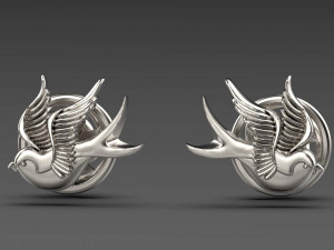 sparrow earrings 3D 打印模型