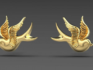sparrow earrings 3D 打印模型