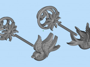 sparrow earrings 3D 打印模型
