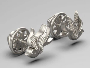 sparrow earrings 3D Print Model
