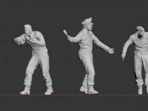 German tank crew 3D Print Model