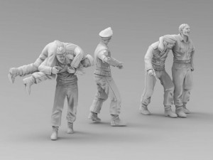 german tank crew Modèles 3D en vedette