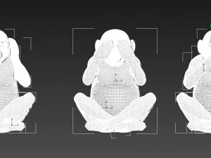 monkeys 3D Model