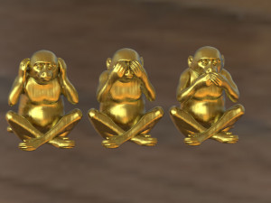 monkeys 3D Модель