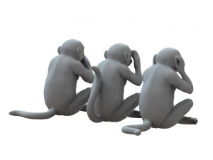 monkeys 3D Model