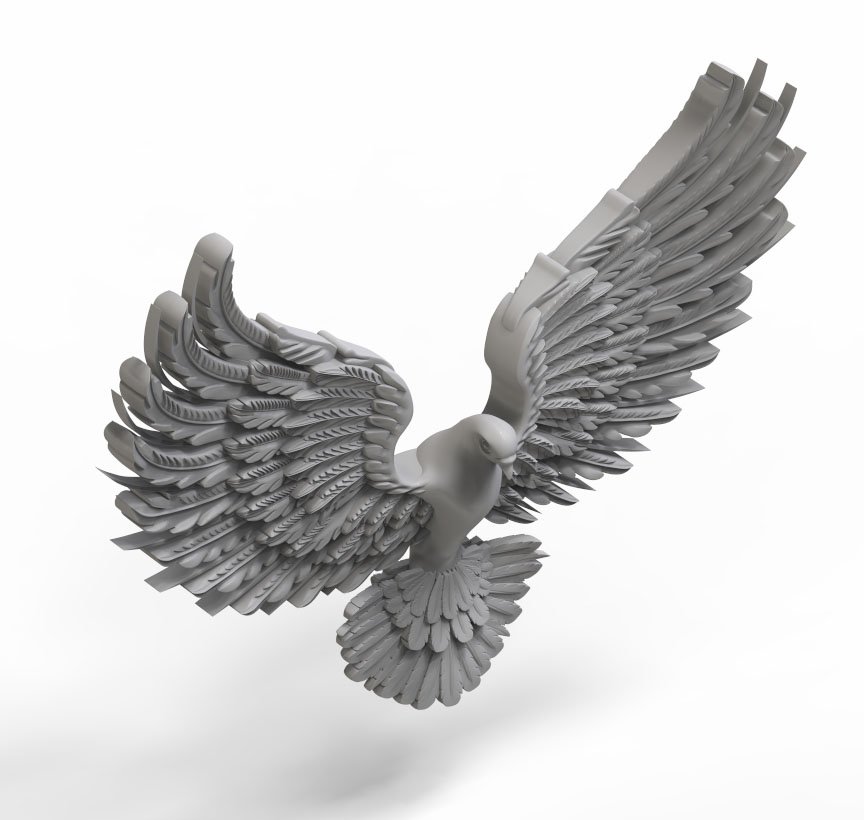 Bird 3d model. Птица 3д модель. Модель птицы для 3д принтера.