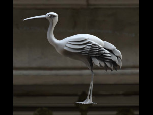 stork 3D Model