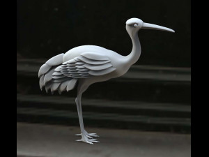 stork 3D Model