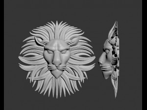 lion Modèle 3D