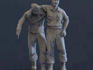 ドイツ兵 3Dモデル