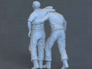 german soldier Model 3D