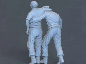 독일 군인 3D 모델