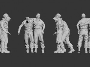 german soldier Model 3D