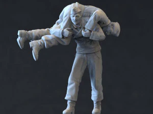 ドイツ兵 3Dプリントモデル