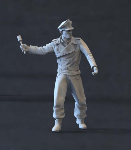 german soldier 3D Druckmodell .c4d .max .obj .3ds .fbx .stl .blend