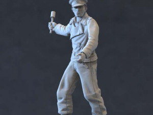 german soldier 3D Druckmodell