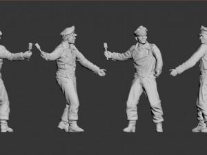 german soldier 3D Druckmodell