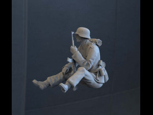 german soldier 3D Print Model