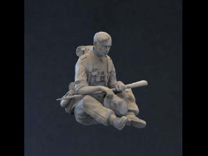 german soldier 3D Print Model