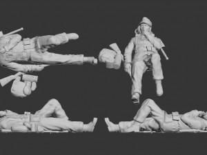 german soldier 3D Принт Модель