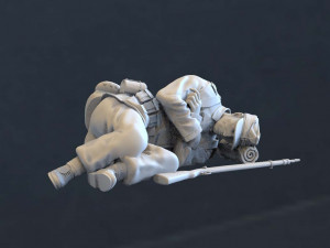german soldier Modelo de impresión 3D