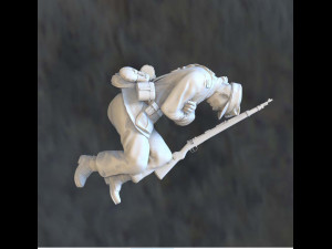 german soldier 3D 打印模型