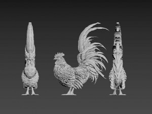 cock Modello 3D