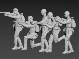 Soviet soldiers 3D Print Model